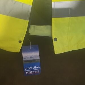 High-Visibility Yellow Safety Jacket
